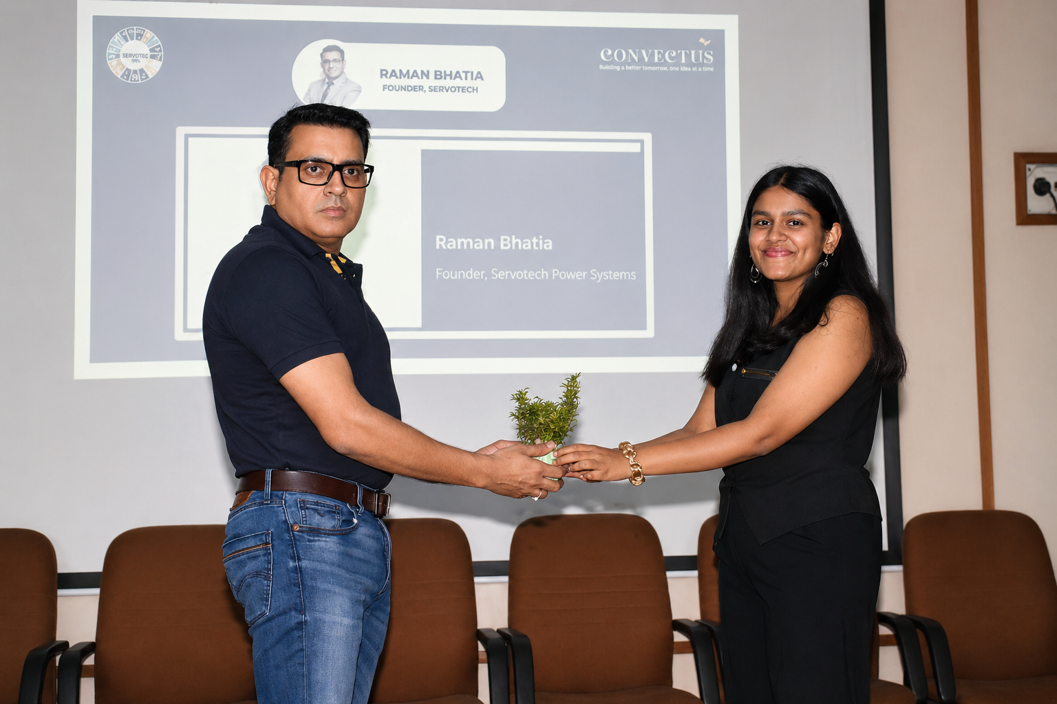 Mr. Raman Bhatia with Mr. Subrahmanyam Pulipaka