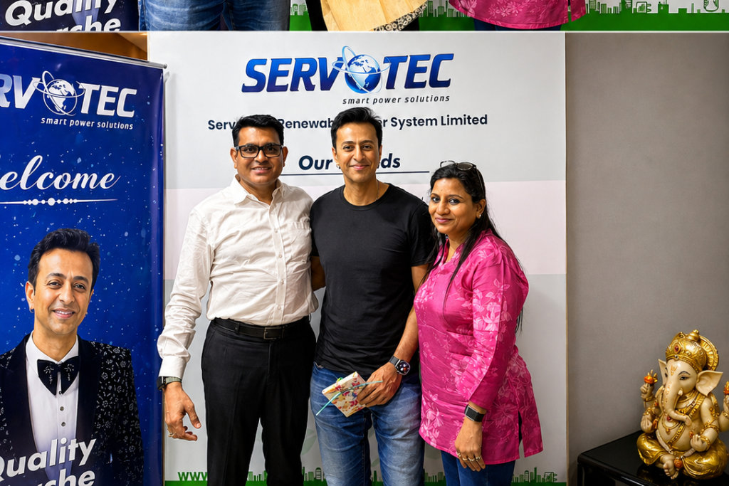Raman Bhatia and Salim Merchant at Servotech HO